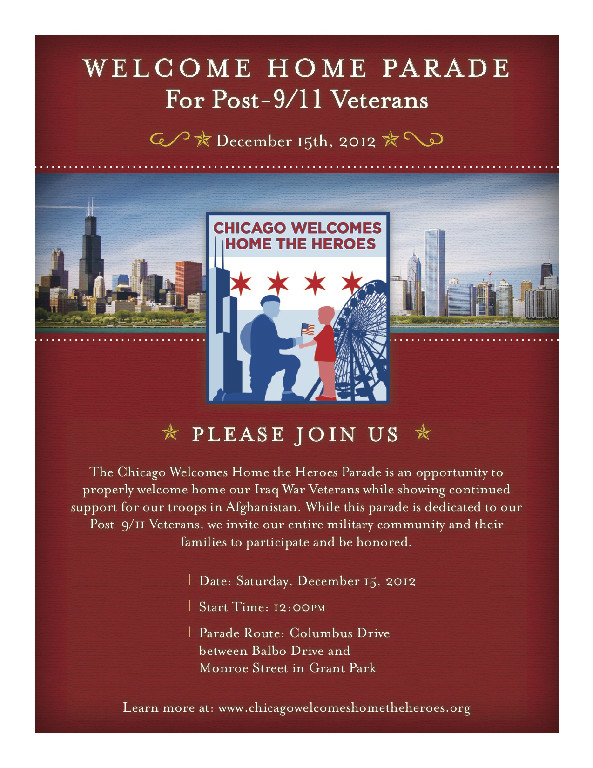 Chicago Welcome Home Parade