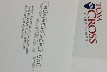 Tom Cross campaign mailer raises legal questions